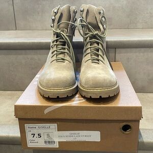 Vici Giselle Faux Suede Lace Up Boot